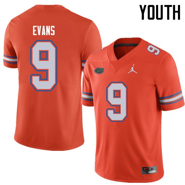 Jordan Brand Youth #9 Josh Evans Florida Gators College Football Jersey Orange